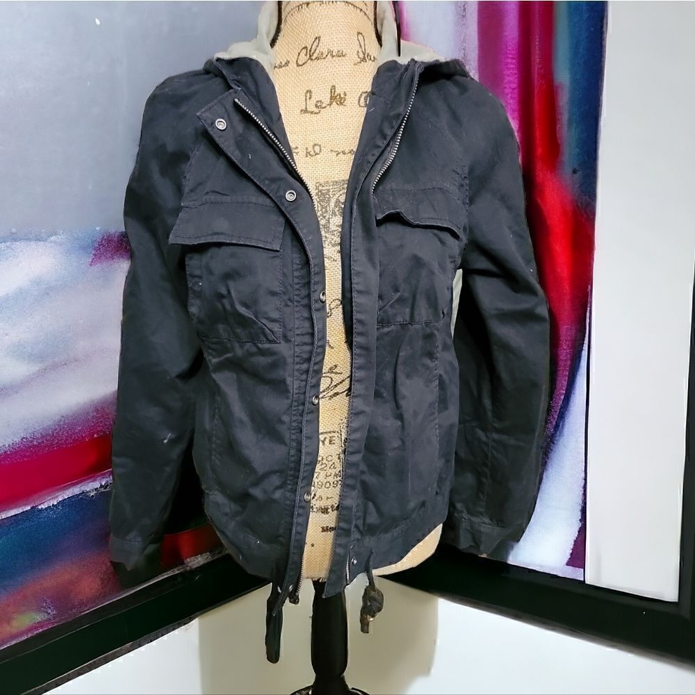 Old Navy Black Double Closure Jacket Size S